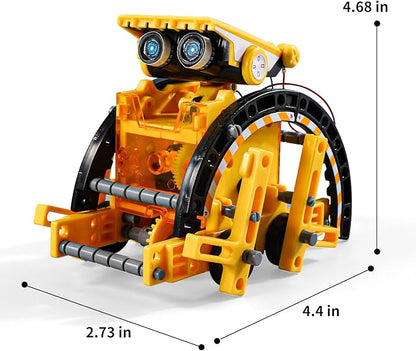 Lucky Doug 12-in-1 STEM Solar Robot Kit Toys Gifts for 8 9 10 11 12 13 Year Old Kids Boys Girls, Robot Building Education Science STEM Project Toys Kit Gifts for Kids Boys, Solar Powered by The Sun