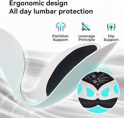 BKT Seat Cushion Chair Ergonomic Office Chair Cushions Lumbar Support for Seat Pillow Ideal for Students Office Workers Nursing Mothers Long Sitting Outdoor Fishing Floor