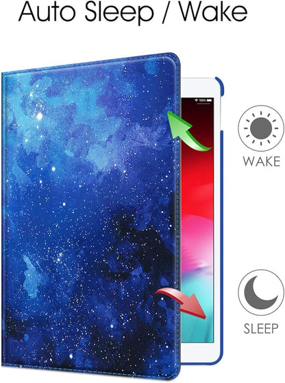 Fintie Rotating Case for iPad Air (3rd Gen) 10.5" 2019 / iPad Pro 10.5" 2017 with Built-in Pencil Holder - 360 Degree Rotating Stand Protective Cover, Auto Sleep/Wake (Starry Sky)