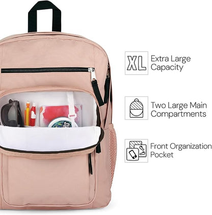 JanSport Laptop Backpack - Computer Bag with 2 Compartments, Ergonomic Shoulder Straps, 15” Laptop Sleeve, Haul Handle - Bad Bows