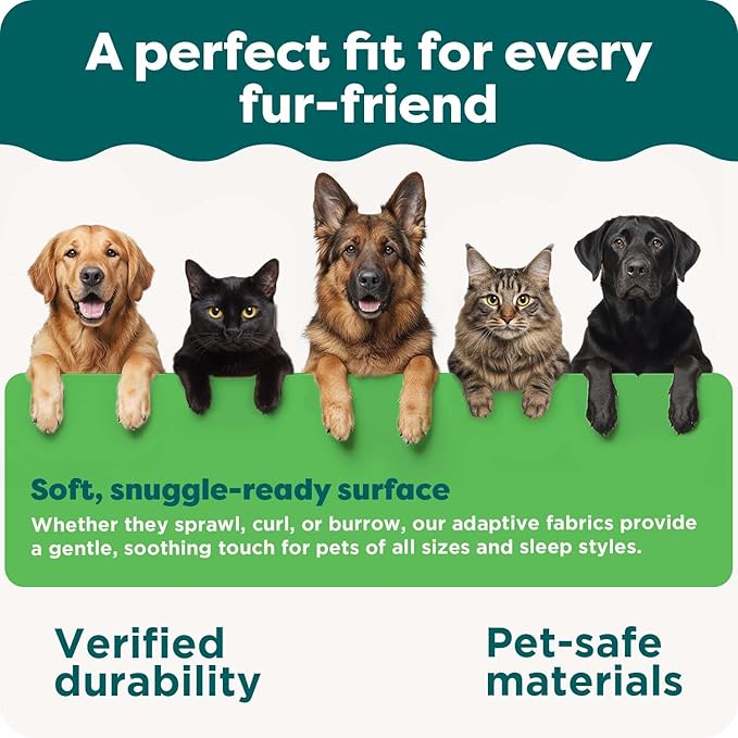 FurHaven Orthopedic Dog Bed for Large Dogs, Luxe Lounger Contour Mattress with Solid Orthopedic Foam Slab for Joint Support, Removable Washable Cover, Jumbo XL, Plush Suede, Cream