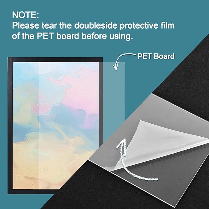 Black Hidden Board, Enclosed Whiteboard with Wooden Frame, 20x30in Poster Frame and Functional Whiteboard for Office, Home(Poster Not Included)