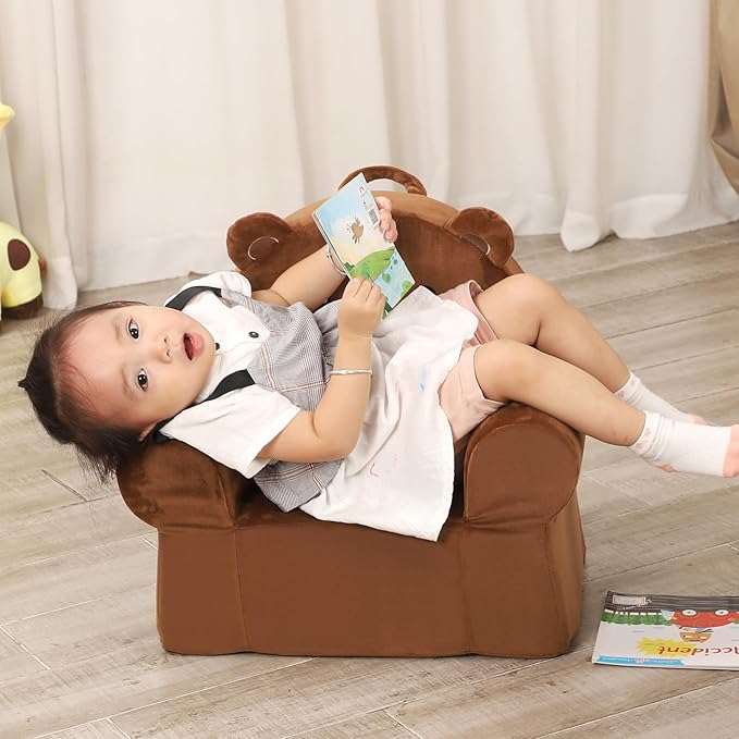 Cuddly Toddler First Chair, Premium Character Chair, Brown Bear, 18 Month up to 3 Years