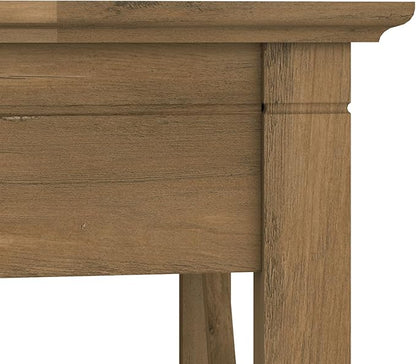 Bush Furniture Key West 48W Writing Desk in Reclaimed Pine