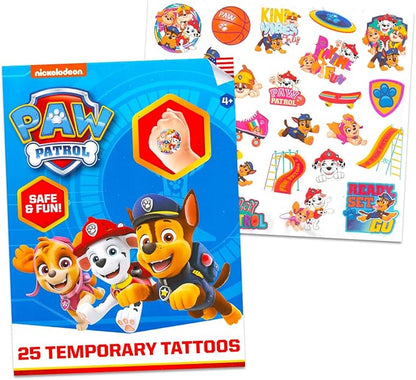 Paw Patrol Backpack and Lunch Box Set - Bundle with 16" School Backpack, Lunch Bag, Tattoos, Water Bottle, More | Paw Patrol School Bag for Kids, Boys, Girls