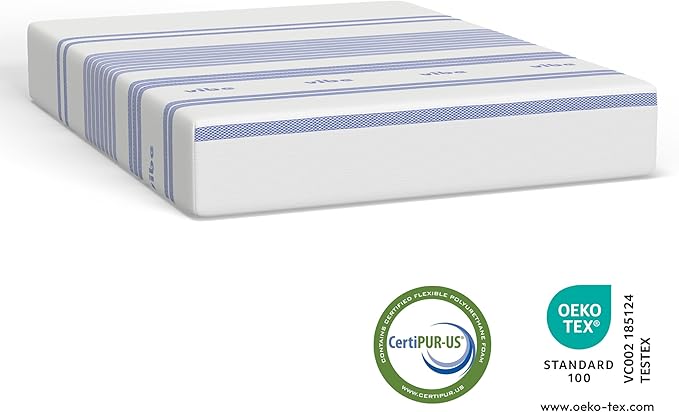 Vibe 12-Inch Gel Memory Foam Mattress | Bed in a Box, [Mattress Only], Twin XL (410263-1120)