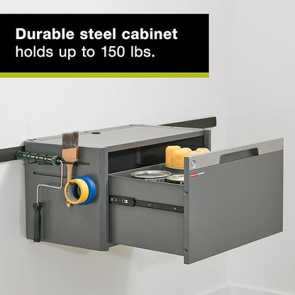 Rubbermaid FastTrack Single Drawer Cabinet, Garage Storage Systems, Garage Organization