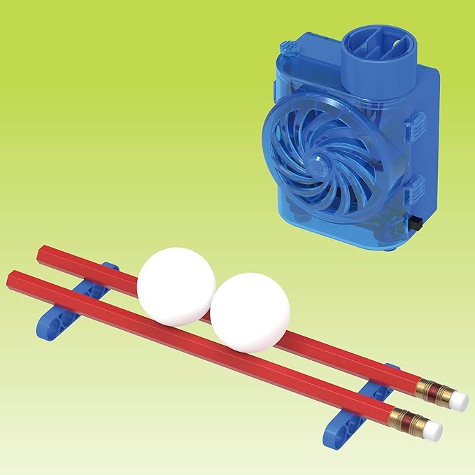 Thames & Kosmos Incredible Inflatable Aero Dancer STEM Experiment Kit | Make Your Own 1-Foot Tall Tube Dancer | Explore Air Pressure, Aerodynamics, Gears & Circuits | Hands-on Activities & Challenges
