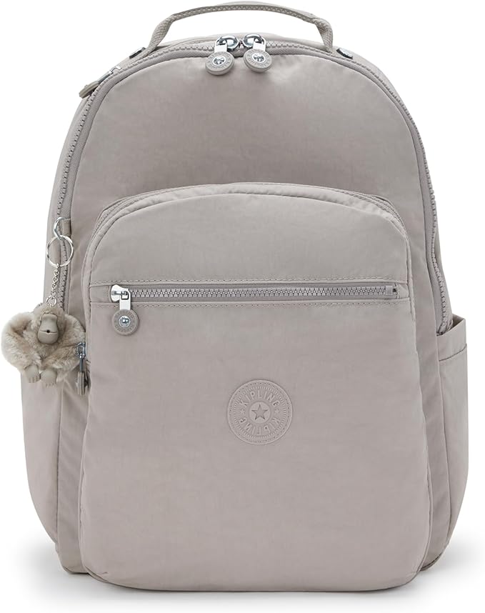 Kipling Women's Seoul 15" Laptop Backpack, Durable, Roomy with Padded Shoulder Straps, Built-In Protective Sleeve