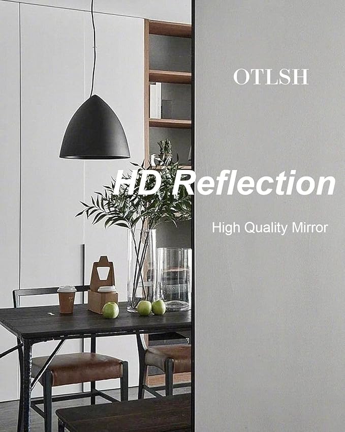 Floor Mirror, 90"×46" Arched Full Length with Stand, Standing, Full Body, Large, Wall, Freestanding, Aluminum Frame - Black