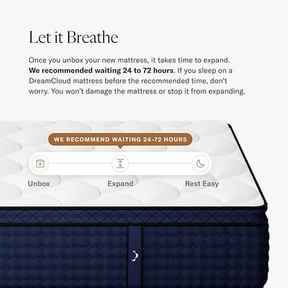 Premier Rest 14" King Mattress - Luxury Hybrid Memory Foam - 365 Night Trial - Premium Pressure-Relieving Layers - Forever Warranty - Mattress in a Box - CertiPUR-US Certified