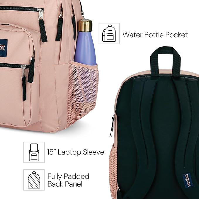 JanSport Laptop Backpack - Computer Bag with 2 Compartments, Ergonomic Shoulder Straps, 15” Laptop Sleeve, Haul Handle - Event Horizon
