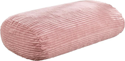 Hobestluk 6FT Bean Bag Chairs Adult Bean Bag with Portable Handle Comfy Large Bean Bag Lounge Chair with Removable Cover for Living Room Bedroom (Stripe Pink, 6FT)