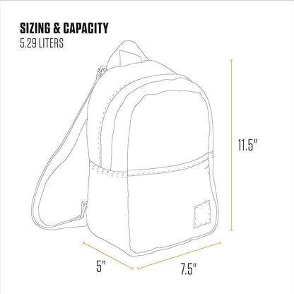 Carhartt Classic Mini Backpack, Durable, Water-Resistant Backpack with Adjustable Shoulder Straps, Port