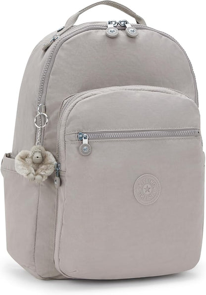 Kipling Women's Seoul 15" Laptop Backpack, Durable, Roomy with Padded Shoulder Straps, Built-In Protective Sleeve