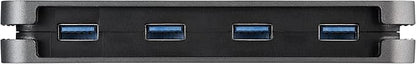 StarTech.com 4 Port USB C Hub - 4X USB-A - 5Gbps USB 3.0 Type-C Hub (USB 3.2/3.1 Gen 1) - Bus Powered Portable USB-C to USB-A Adapter Laptop Hub - 11.2" (28.5cm) Cable w/Cable Management (HB30CM4AB)