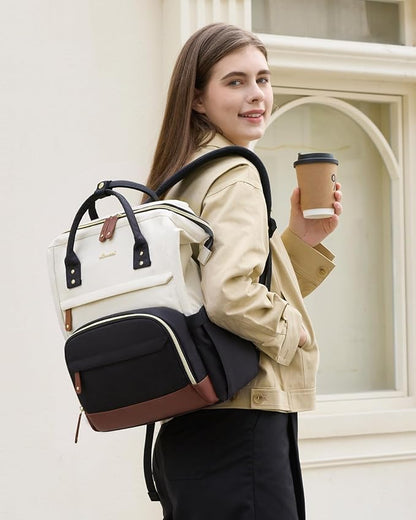 LOVEVOOK Laptop Backpack for Women, 15.6 Inch Work Business Backpacks Purse With Large Capacity