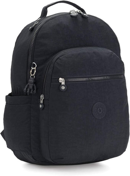 Kipling Women's Seoul 15" Laptop Backpack, Durable, Roomy with Padded Shoulder Straps, Built-In Protective Sleeve