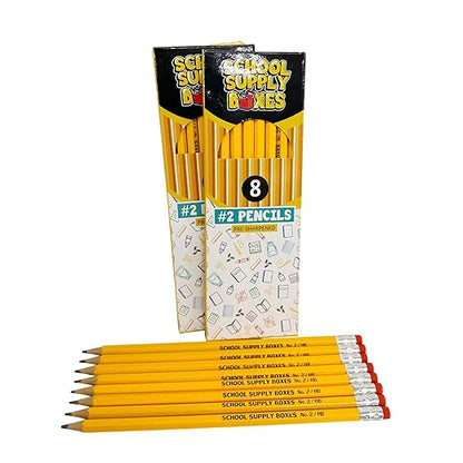 School Supply Boxes | Teacher Bundle (1 Box) | Back to School Essentials Kit Designed for Teachers | Includes Pencils, Red Pens, Dry Erase Markers, Sticky Notes, Paper Clips & More