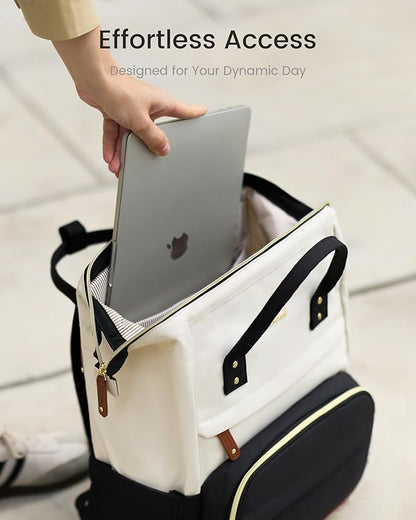 LOVEVOOK Laptop Backpack for Women, 15.6 Inch Work Business Backpacks Purse With Large Capacity