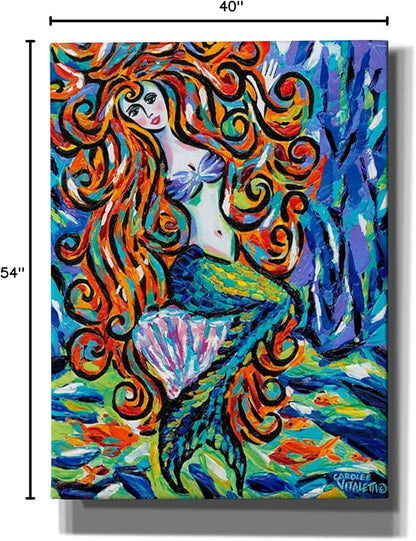 Epic Graffiti 'Ocean Friends III' by Carolee Vitaletti, Canvas Wall Art, 40"x54"