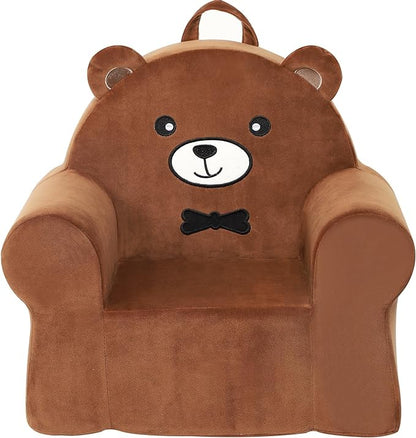 Cuddly Toddler First Chair, Premium Character Chair, Brown Bear, 18 Month up to 3 Years