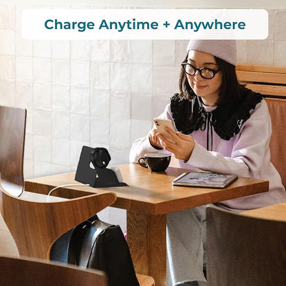 BLACK+DECKER 3 in 1 Charging Station for Apple Multiple Devices, Wireless Foldable Travel Charger for Multiple Devices iPhone 17 16 15 14 13 Pro Max Plus Apple Watch Series/AirPods (Black)