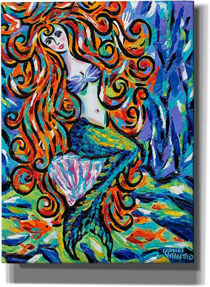 Epic Graffiti 'Ocean Friends III' by Carolee Vitaletti, Canvas Wall Art, 40"x54"