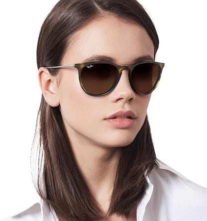 Ray-Ban womens Rb4171 Erika Round Sunglasses