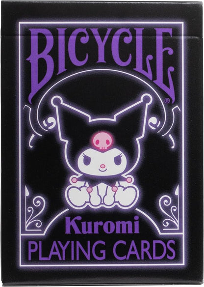 Bicycle Hello Kitty Playing Cards Bundle, Sanrio Black & Pink Hello Kitty and Kuromi Collectible Deck of Cards
