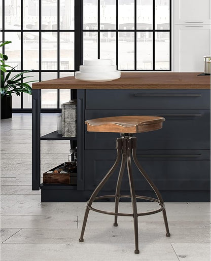 Bar Stool - Silverton Bar Stool with Open Lattice - Hillsdale Furniture - 4734-830, Brown
