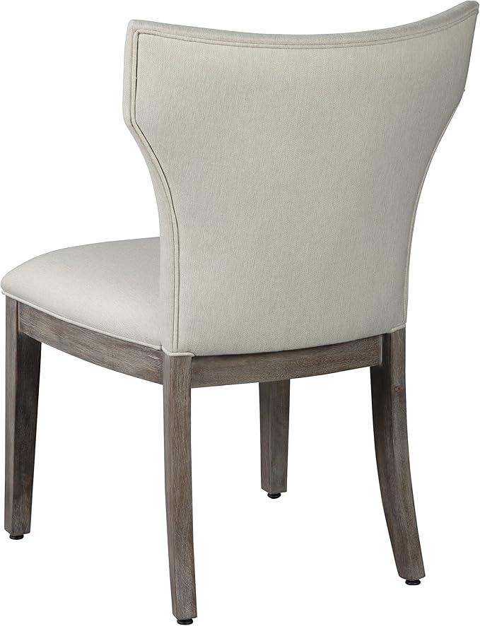 Hekman Sedona Upholstered Side Chair - Cushioned Chair, Upholstered Seat and Back, Comfortable Seating, Heavyweight Linen, Stylish and Durable, Perfect for Dining Room, Living Room and Formal Venue