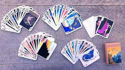 ERTE Playing Cards (Poker Deck 54 Cards All Different) Vintage Painting Art Deco French Romain de Tirtoff