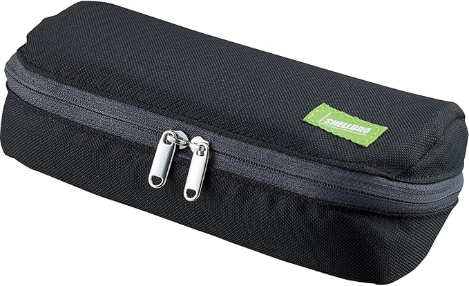 Kokuyo Pen Case, Shellbro, Black x Orange (F-VBF190-1)