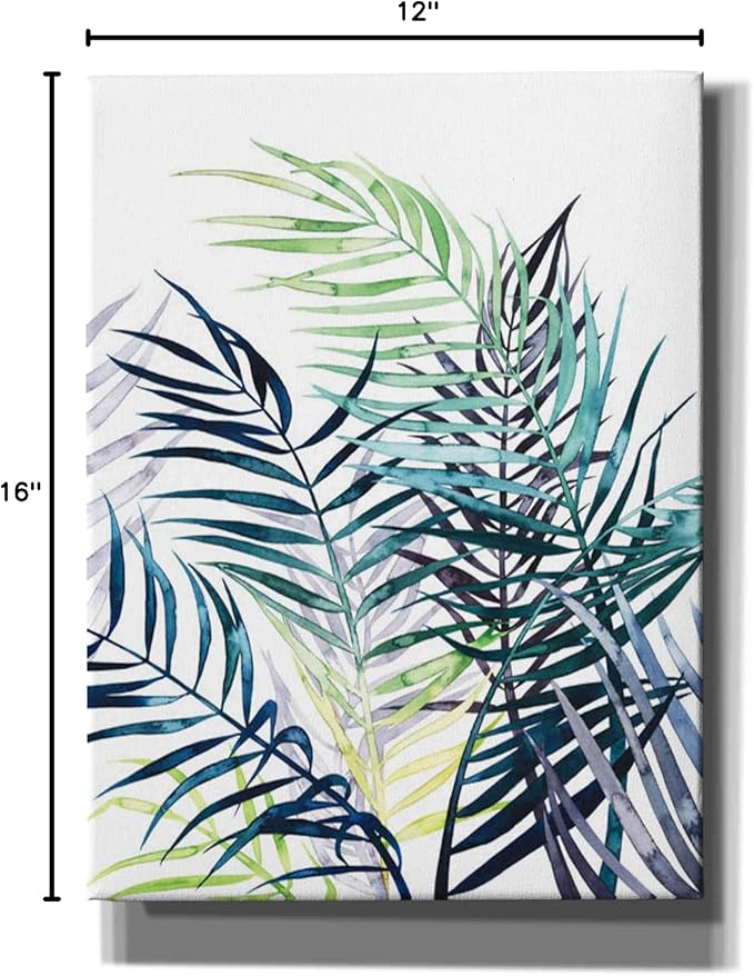 Epic Graffiti 'Twilight Palms I' by Grace Popp Canvas Wall Art, 12"x16"