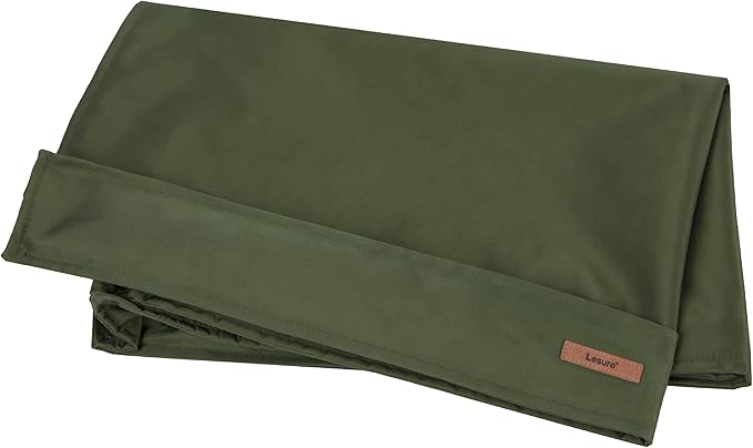 LE SURE Waterproof Dog Bed Cover Replacement Washable - Medium Size for Pet Mat 30x20x3 Inches, Green