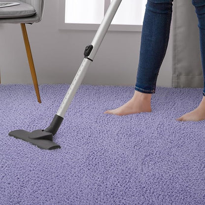DweIke 5x7 Purple Area Rugs for Bedroom, Super Soft Living Room Rug, Thickened Memory-Foam Throw Carpet, Non-Slip and Washable Carpets for Kids Boys Girls Room Dorm Nursery Home Decor