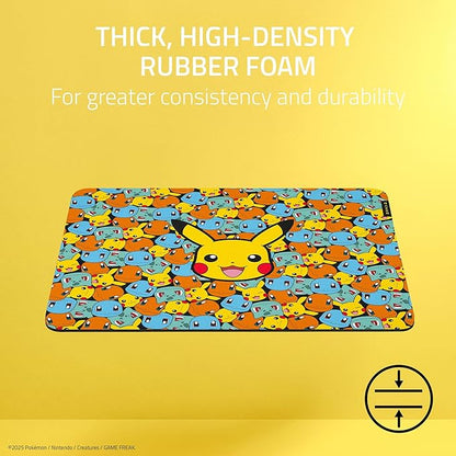 Razer Gigantus V2 Soft Gaming Mouse Pad (Medium): Textured Micro-Weave Cloth Surface - Thick, High-Density Rubber Foam - Non Slip Base - Pokémon Edition
