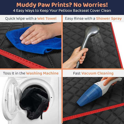 Front Seat Dog Cover for Car, Truck & SUV - Waterproof, Non-Slip Pet Car Seat Cover for Dogs - Durable, Easy to Install & Clean, Front Passenger Seat Protector for Pets & Vehicles