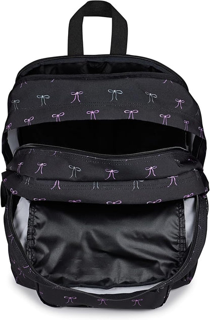 JanSport Laptop Backpack - Computer Bag with 2 Compartments, Ergonomic Shoulder Straps, 15” Laptop Sleeve, Haul Handle - Bad Bows