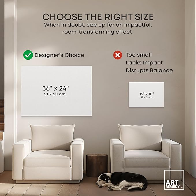 Art Remedy Another Dimension Canvas Modern Black White Abstract Wall Art, White Frame, 36" x 24"