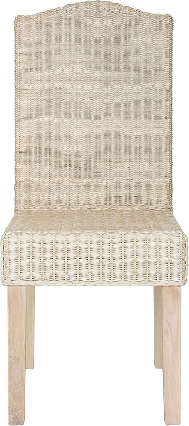 SAFAVIEH Home Collection Odette Grey Wicker Dining Chair