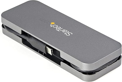 StarTech.com 4 Port USB C Hub - 4X USB-A - 5Gbps USB 3.0 Type-C Hub (USB 3.2/3.1 Gen 1) - Bus Powered Portable USB-C to USB-A Adapter Laptop Hub - 11.2" (28.5cm) Cable w/Cable Management (HB30CM4AB)