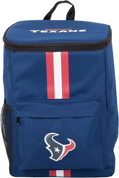 Cooler Backpack – Portable Soft Sided Ice Chest – Insulated Bag Holds 36 Cans - Football Gear – Show Your Team Spirit with Officially Licensed Fan Gear