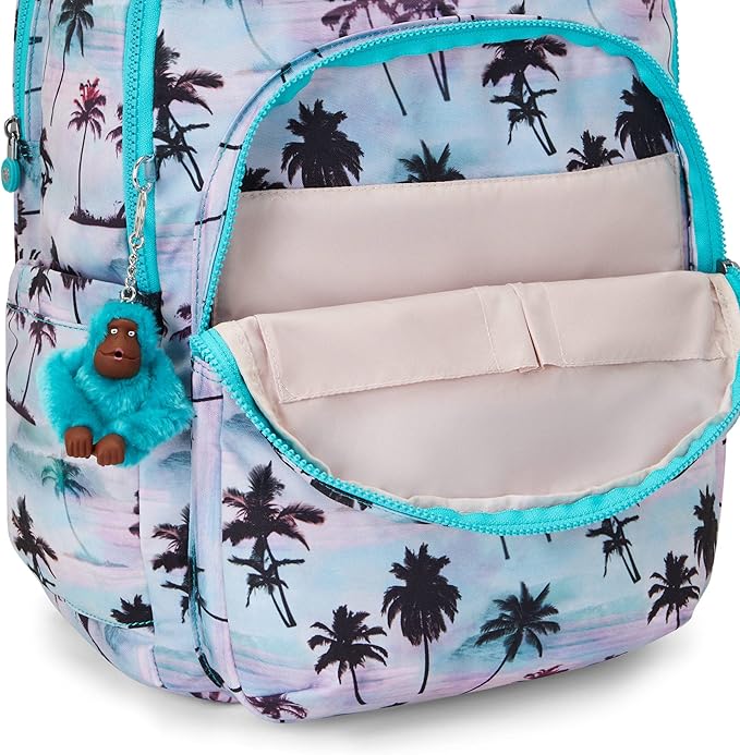 Kipling Seoul Extra Large Laptop Backpack Shadow Palm Print One Size