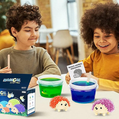 sdaymol Crystal Growing Kit for Kids - 4 Colors Hedgehog to Grow Fast in (24H),Science Experiments Learning & Educational Toys,Science Kits for Kids Age 8-12 STEM Project Gifts for Boys & Girls 6+