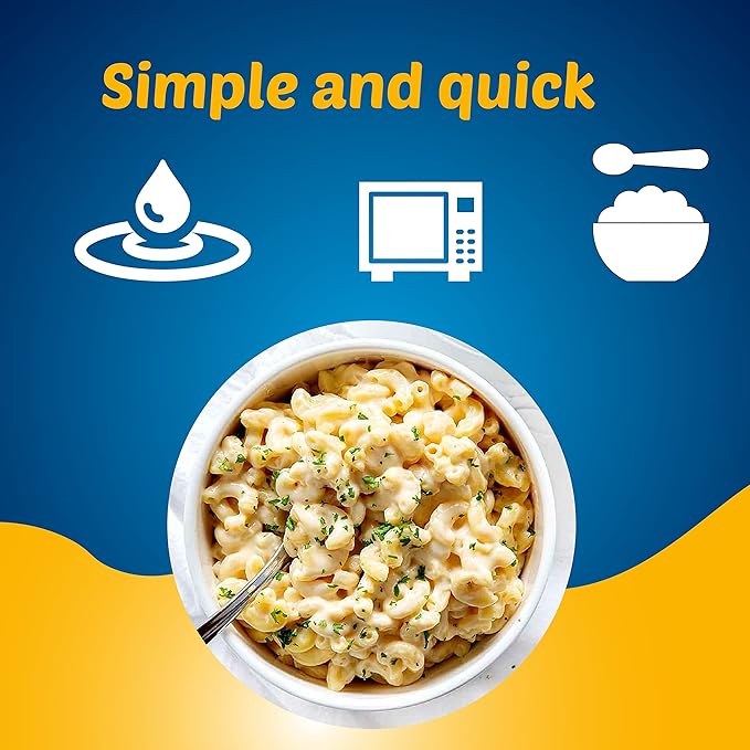 Military Surplus Freeze-Dried Uncooked Macaroni and Cheese – 24 Servings per Can – 58 oz – Easy Prep Survival Food with 25+ Year Shelf Life – Emergency Food Supply for Camping, Hunting, Backpacking, and Long-Term Storage