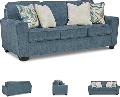Signature Design by Ashley Cashton Casual Sofa for Living Room, Blue