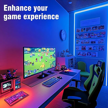 VOLIVO 300ft Led Strip Lights for Bedroom, Color Changing Led Light Strips Kit with 24 Keys IR Remote and Smart App Control, RGB Music Sync Lighting for Room, Home Decor