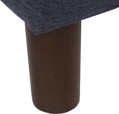 Home Decor | Dinah Collection Modern Storage Ottoman | Ottoman with Storage for Living Room & Bedroom (Navy)